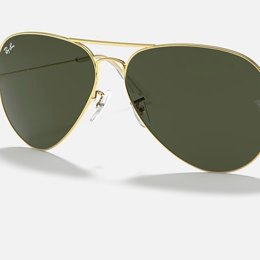 Ray-Ban Gold Green Aviator Sunglasses Iconic Design